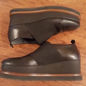 🔮Piampiani leather platform loafers